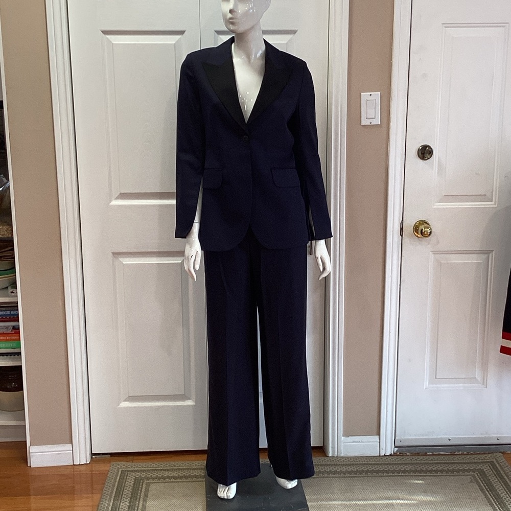 Gant Women's Navy Blue Tuxedo Pantsuit